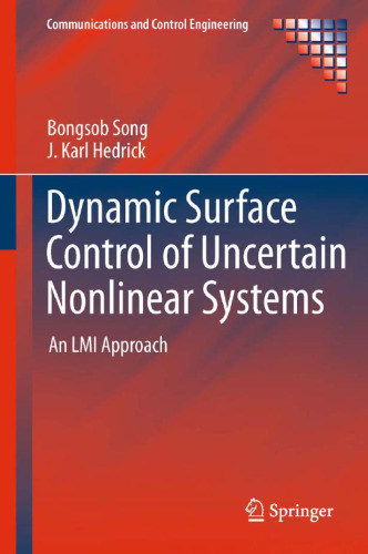 Dynamic Surface Control of Uncertain Nonlinear Systems: An LMI Approach