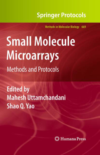 Small Molecule Microarrays: Methods and Protocols