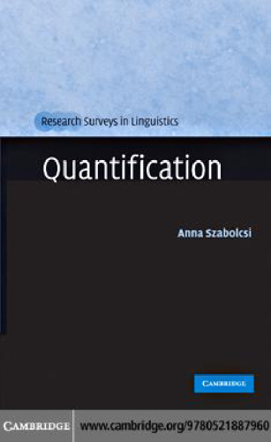 Quantification (Research Surveys in Linguistics)