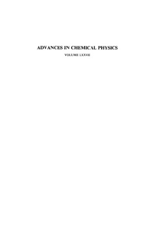 Advances in Chemical Physics, Vol. 77