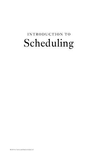 Introduction to Scheduling