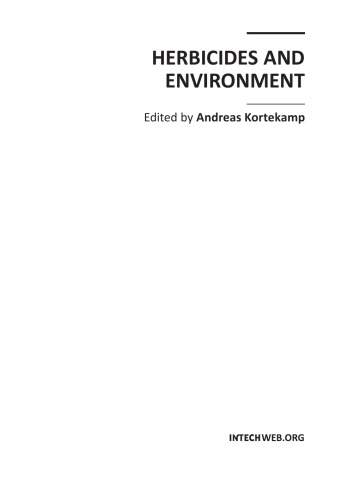 Herbicides and Environment