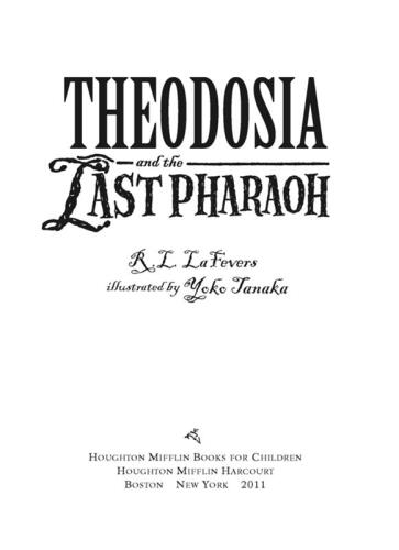 Theodosia and the Last Pharaoh