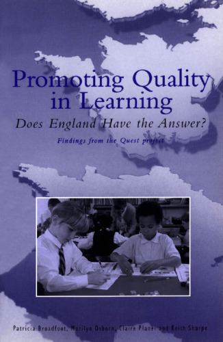 Promoting quality in learning: does England have the answer?