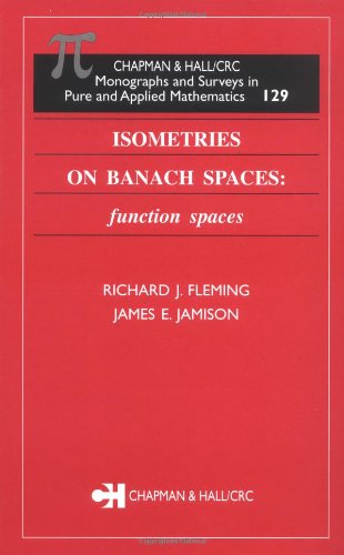 Isometries on Banach spaces: function spaces