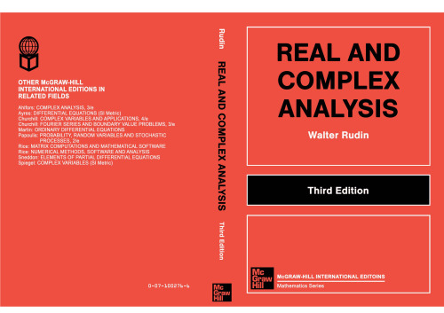 Real and complex analysis