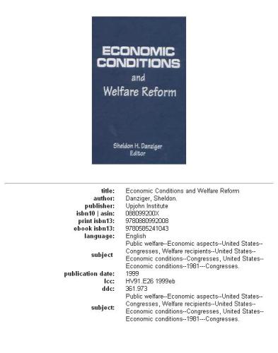 Economic Conditions and Welfare Reform