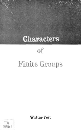 Characters of Finite Groups