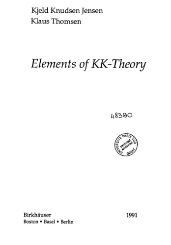 Elements of KK-Theory