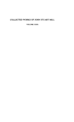 Public and Parliamentary Speeches, July 1869-March 1873 (Collected Works of John Stuart Mill - Vol. 29)