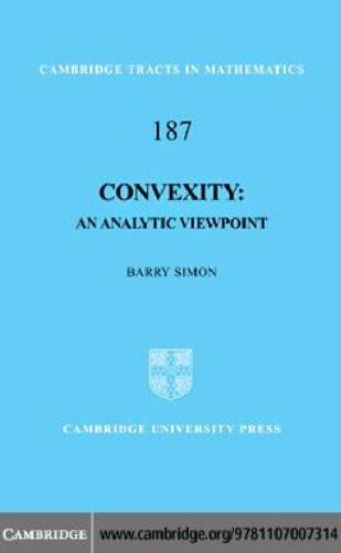 Convexity: An Analytic Viewpoint