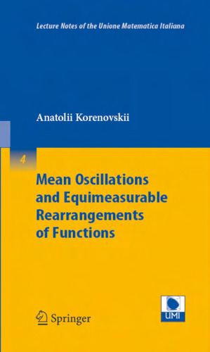 Mean oscillations and equimeasurable rearrangements of functions