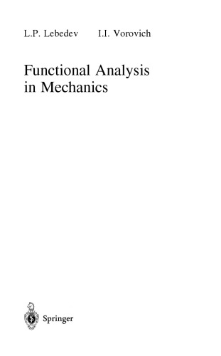 Functional analysis in mechanics