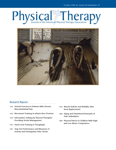 Physical Therapy- Journal of the APTA- October 2009, Volume 89, Issue 10