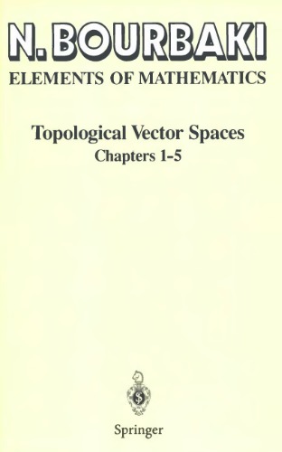 Topological vector spaces: Chapters 1-5