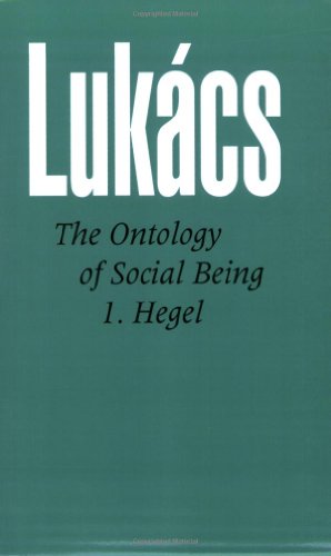 Ontology of Social Being, Volume 1. Hegel