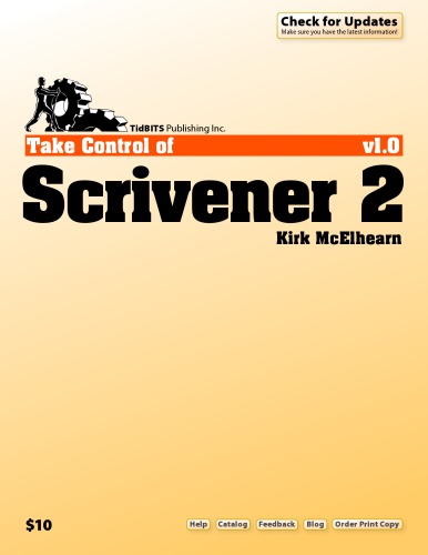 Take Control of Scrivener 2