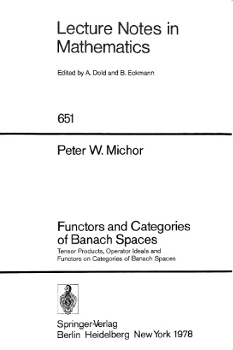 Functors and categories of Banach spaces