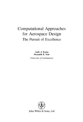 Computational Approaches for Aerospace Design: The Pursuit of Excellence (2005)(en)(602s)