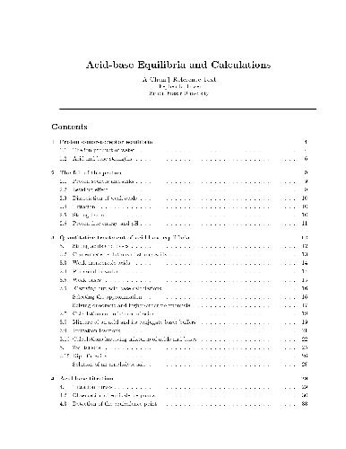 Acid-base Equilibria and Calculations (1996)(en)(48s)