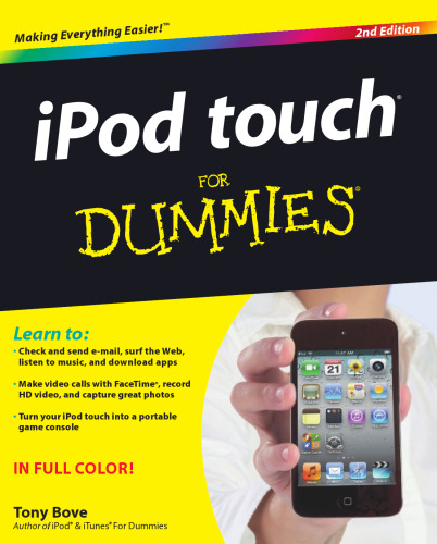 iPod touch For Dummies 