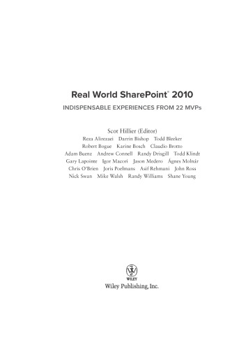 Real World SharePoint 