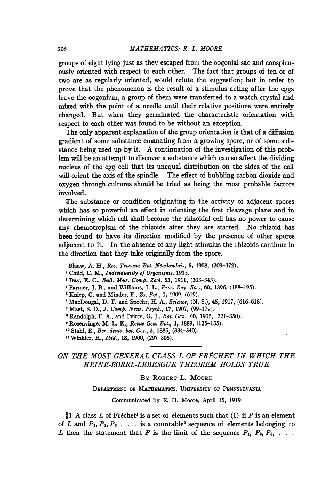 On the Most General Class L of Frechet in which the Heine-Borel-Lebesgue Theorem Holds True (1919)(e