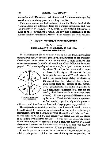 A Highly Sensitive Electrometer(en)(2s)