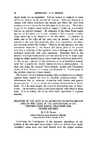 Relation of the Apex of Solar Motion to Proper Motion and on the Cause of the Differences of its Pos