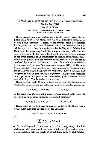 A Variable System of Sevens on Two Twisted Cubic Curves(en)(2s)