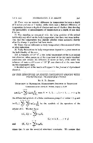 [Article] On the Structure of Finite Continuous Groups with Exceptional Transformations