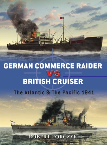 German Commerce Raider vs British Cruiser