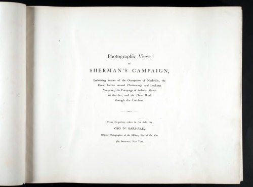 Photographic Views of Sherman Campaign