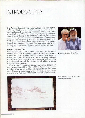 Alwyn and June Crawshaws Outdoor Painting Course