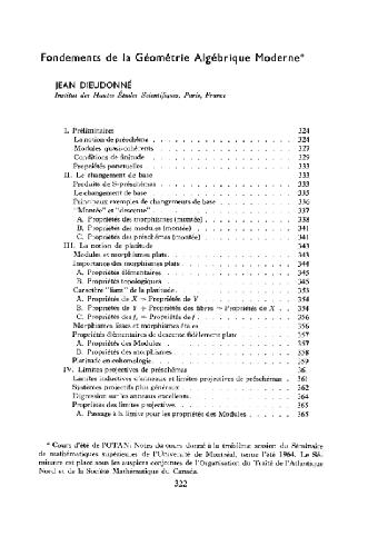 Fondements de la geometrie algebrique moderne