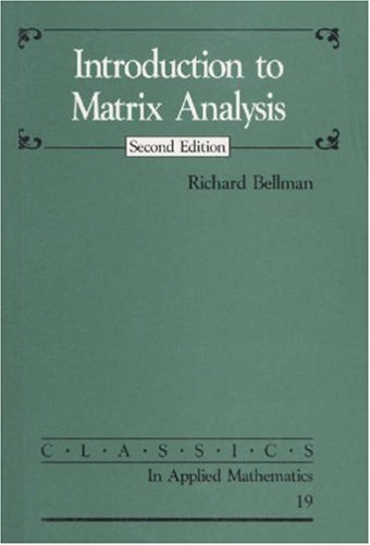 Introduction to matrix analysis