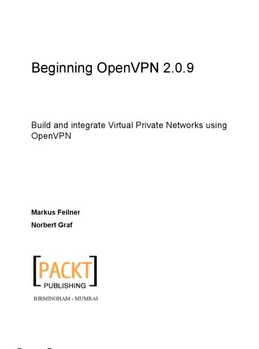 Beginning OpenVPN 2.0.9