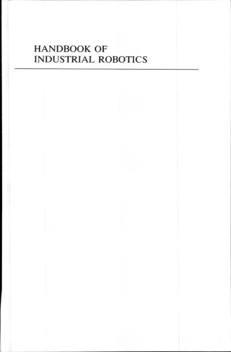 Handbook of Industrial Robotics