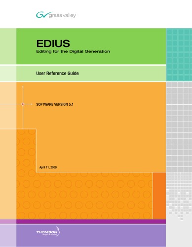 EDIUS 5.1 User Reference Guide