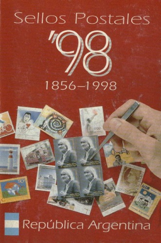 Sellos postales `98. 1856-1998. Suplemento de los Sellos Postales Argentinos 1998-1995