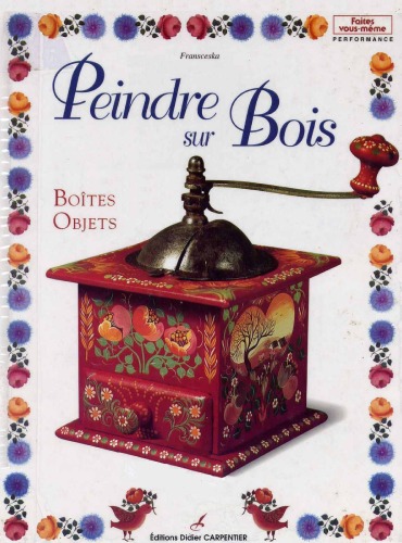 Peindre sur bois boites - objets