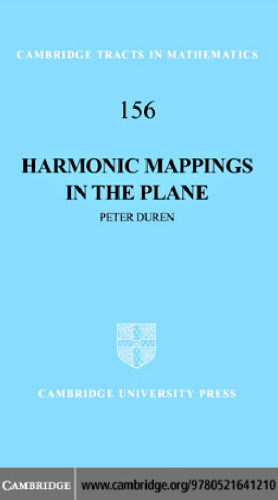 Harmonic mappings in the plane