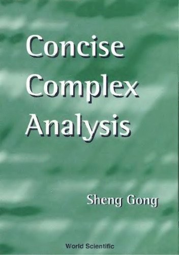 Concise complex analysis