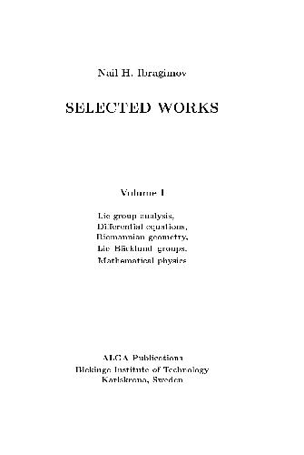 Selected works