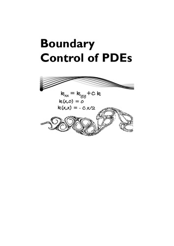 Boundary control of PDEs: a course on backstepping designs