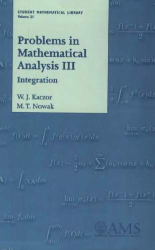 Problems in mathematical analysis 3. Integration