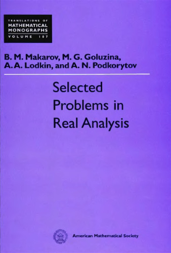 Selected problems in real analysis