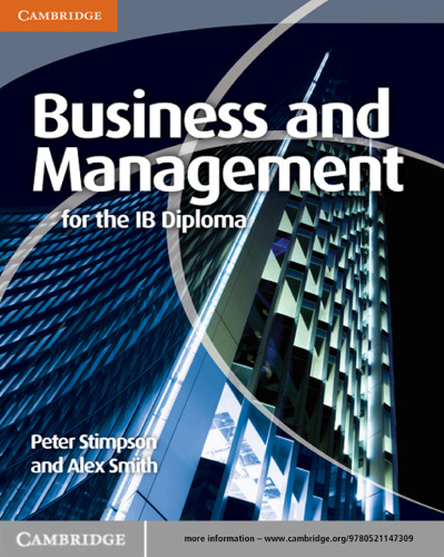 Business and Management for the IB Diploma  