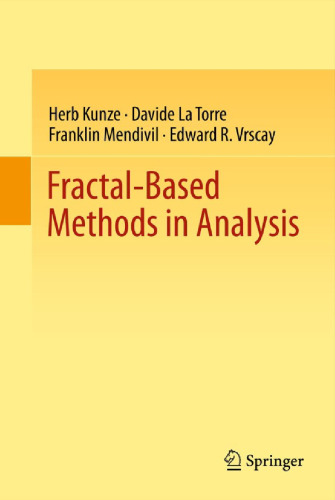 Fractal-Based Methods in Analysis  