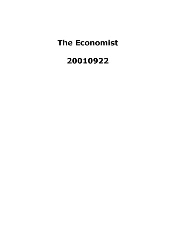 The Economist - 22 September 2001  